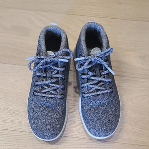 allbirds Gray Knit Lace-Up Women's Ankle Sneakers